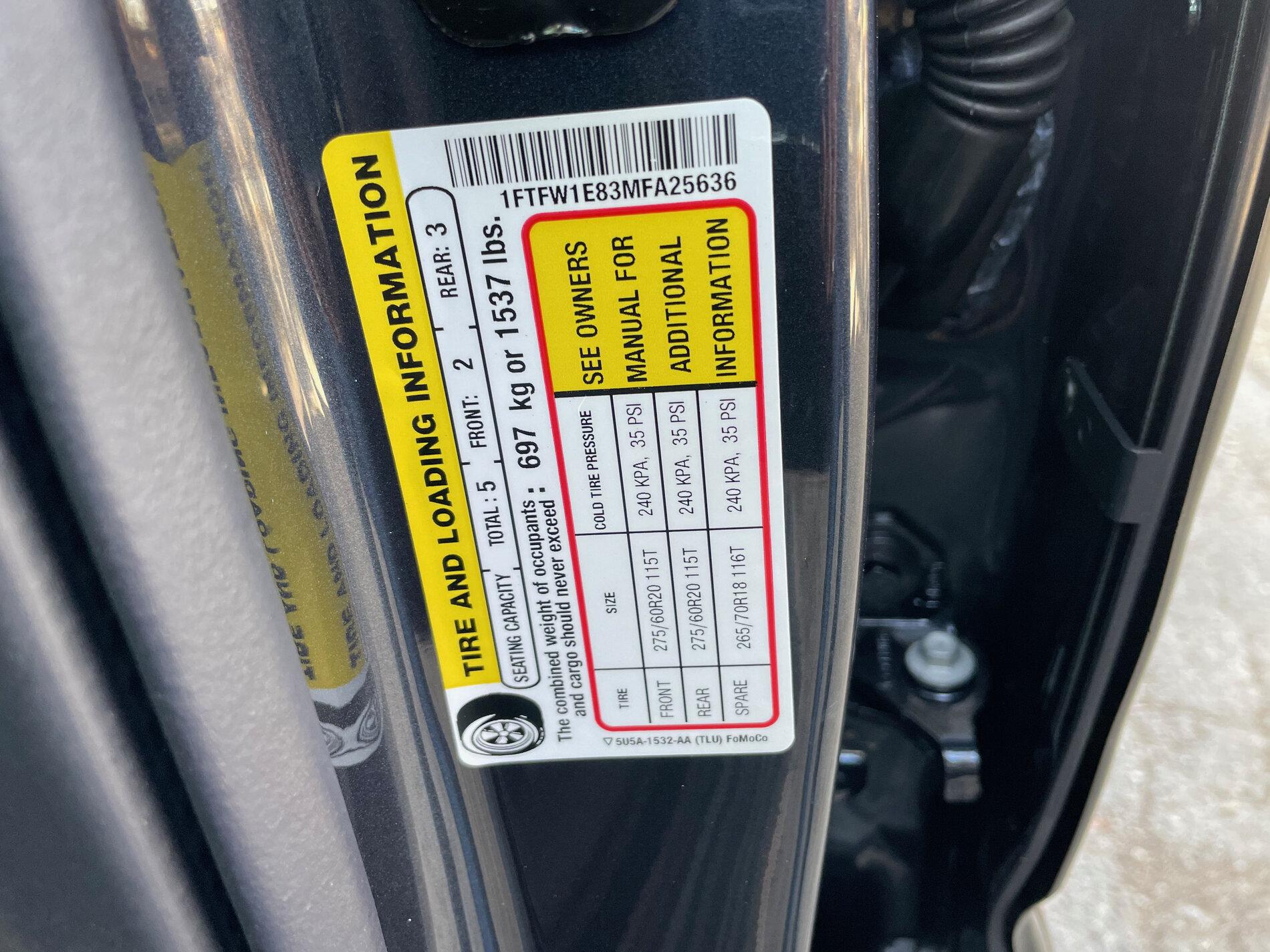 King Ranch / Platinum / Limited Payload Sticker thread | Page 2 ...