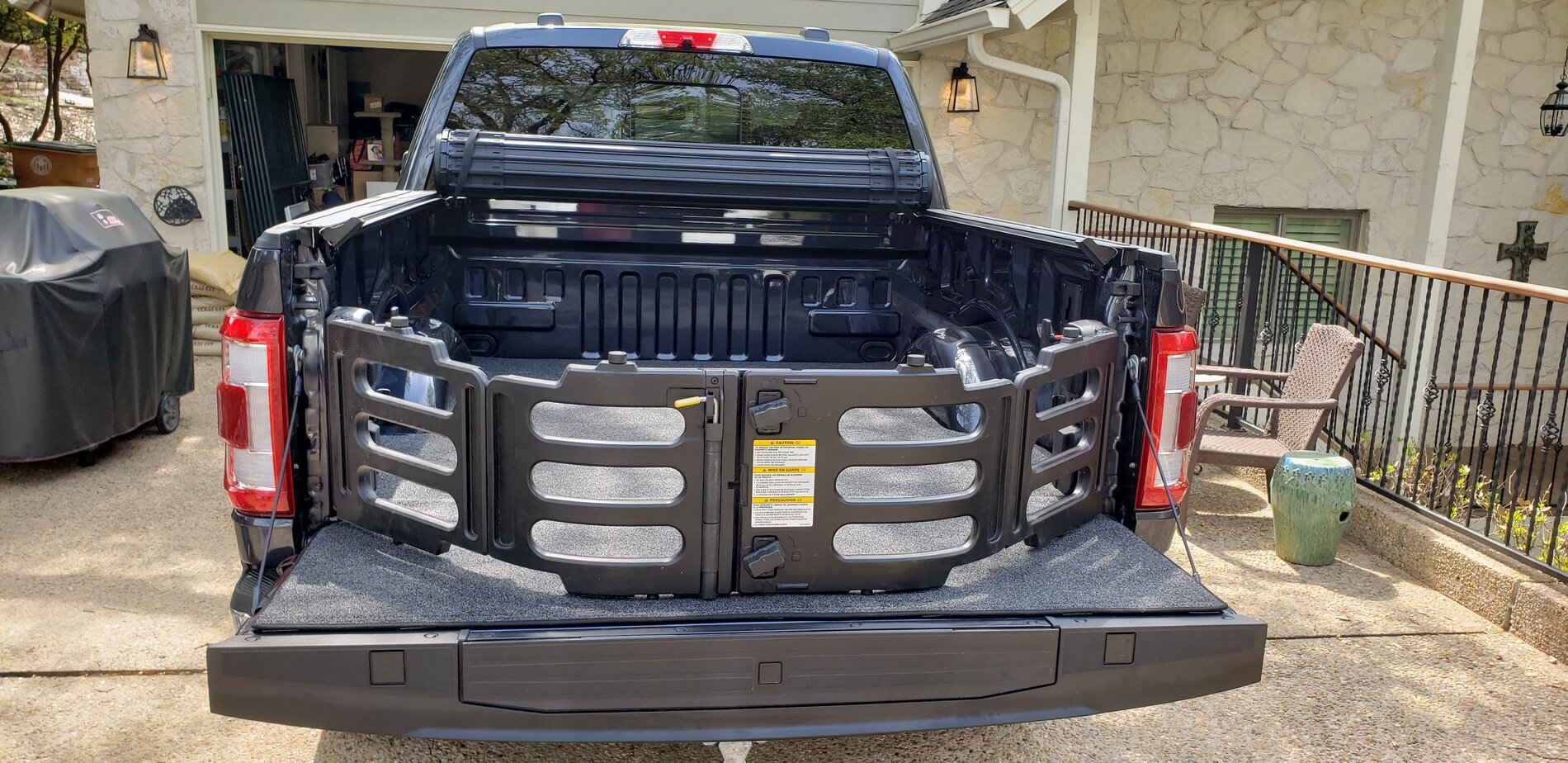 Installed Bedrug XLT Mat and Bed Extender F150gen14 2021+ Ford F